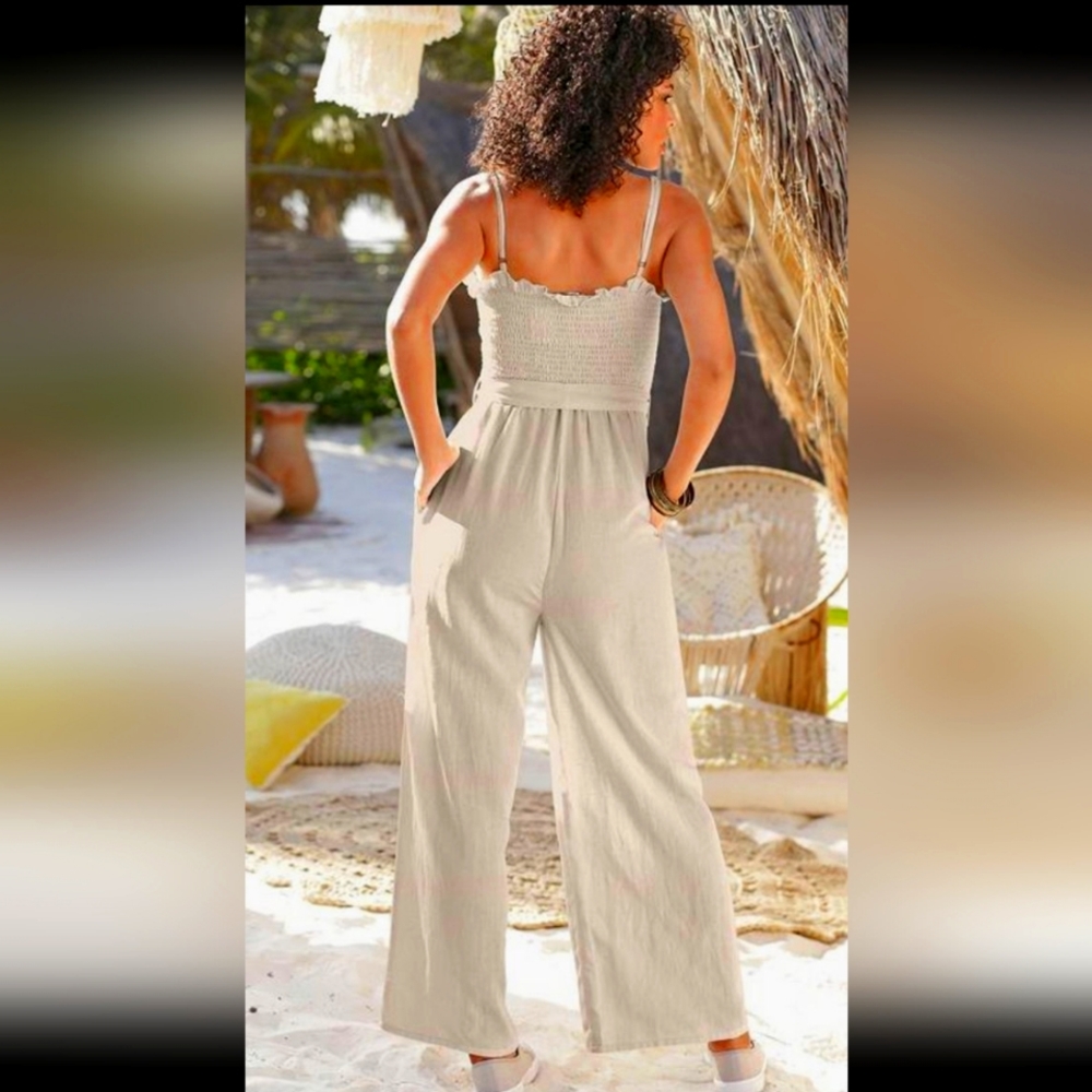 Linen blend Jumpsuit